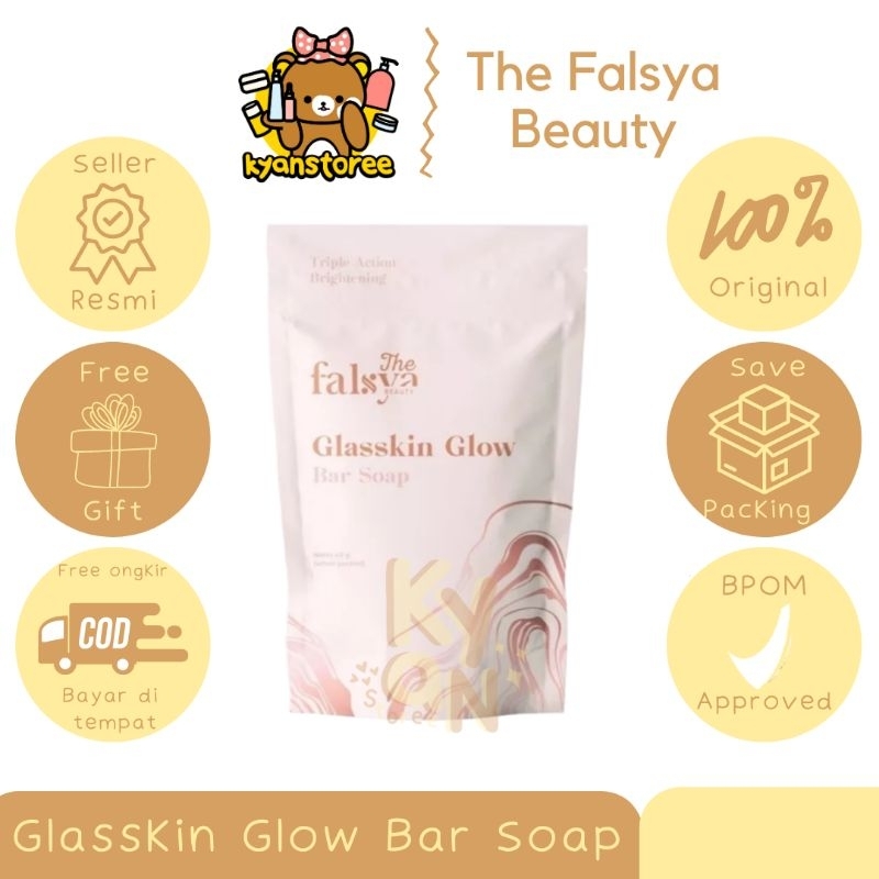 THE FALSYA BEAUTY GLASSKIN GLOW BAR SOAP