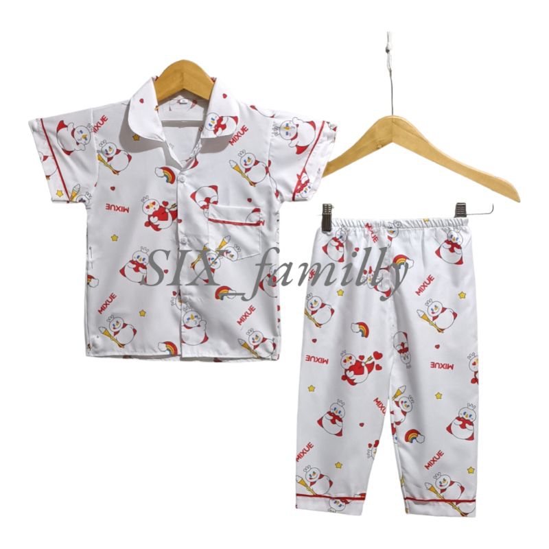 BAJU TIDUR ANAK MIXUE TERBARU BAJU ANAK VIRAL PAJAMAS ANAK