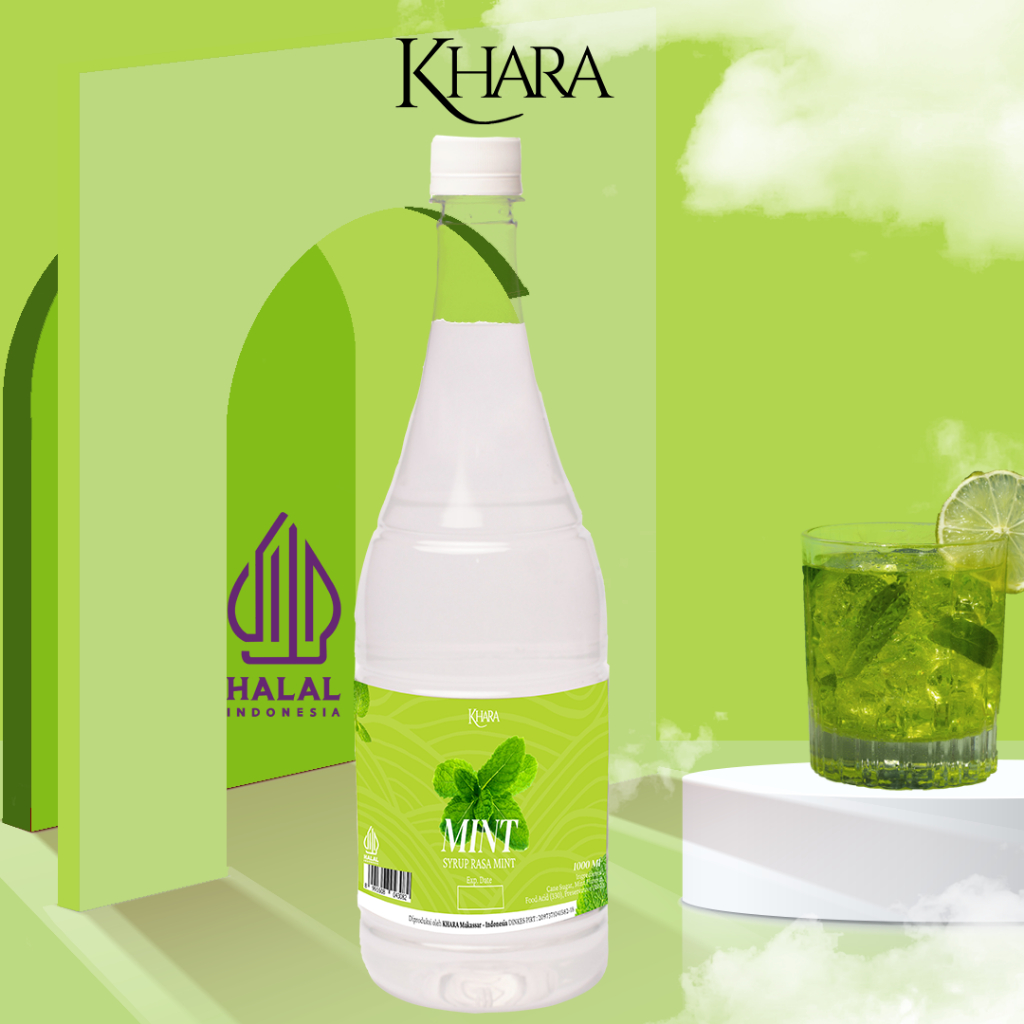 

Sirup Khara Mint 1000ml - Khara Mint Flavoured Syrup 1000ml