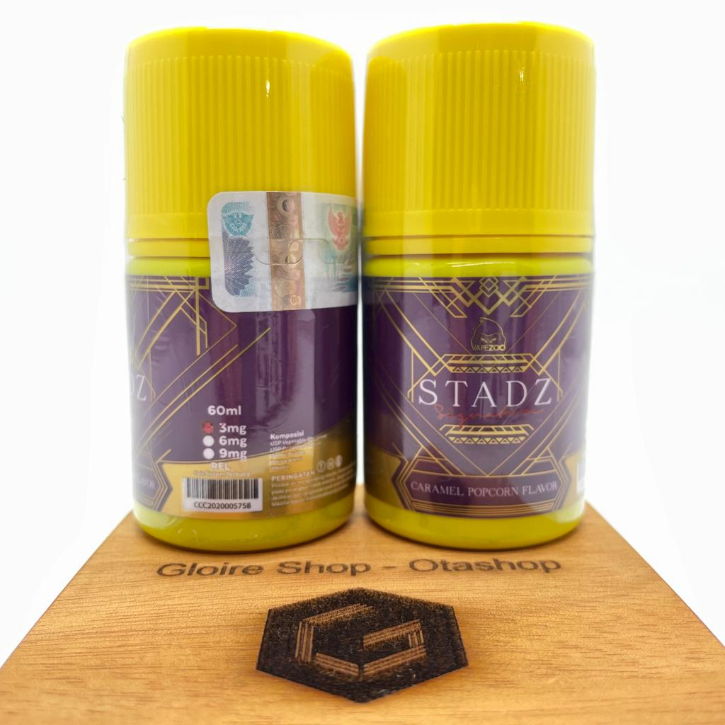 Stadz Caramel Popcorn by M Hariri x Vapezoo 60ml 3mg 6mg liquid vape premium lokal vapor pita cukai