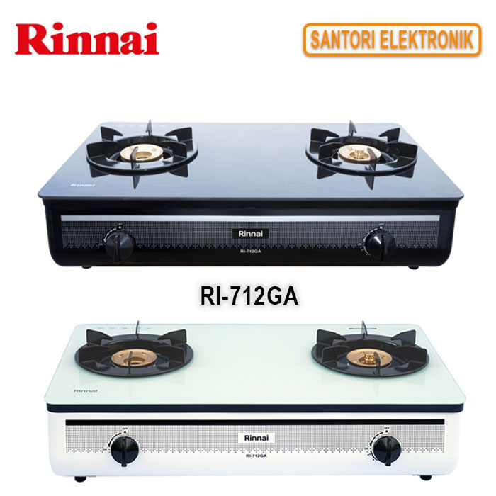 KOMPOR GAS 2 TUNGKU RINNAI RI-712GA / RI712GA
