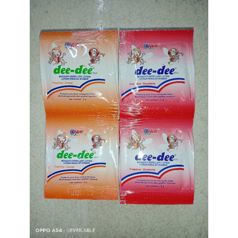 DEE-DEE ANTI NYAMUK SACHET @6 GR X 6