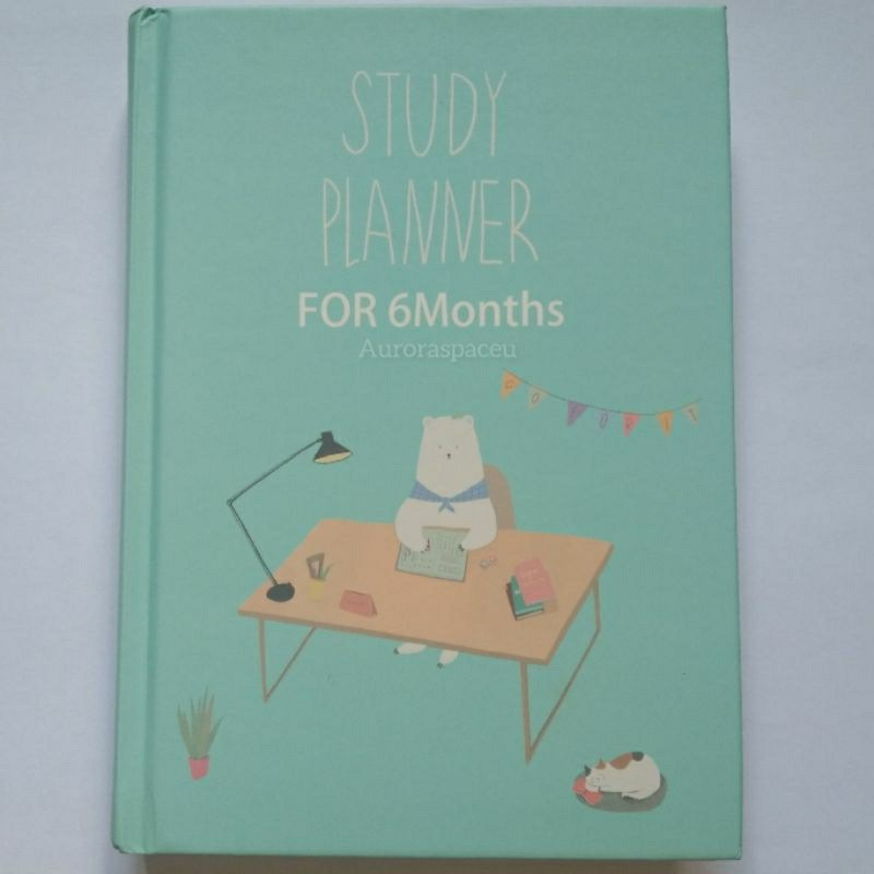 

Study Planner 6 bulan hard cover polar bear