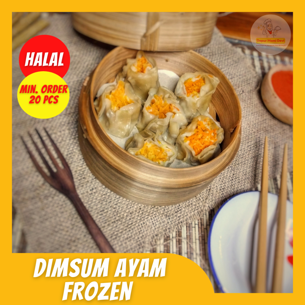 

Dimsum Ayam Frozen HALAL [FREE SAUS DIMSUM]