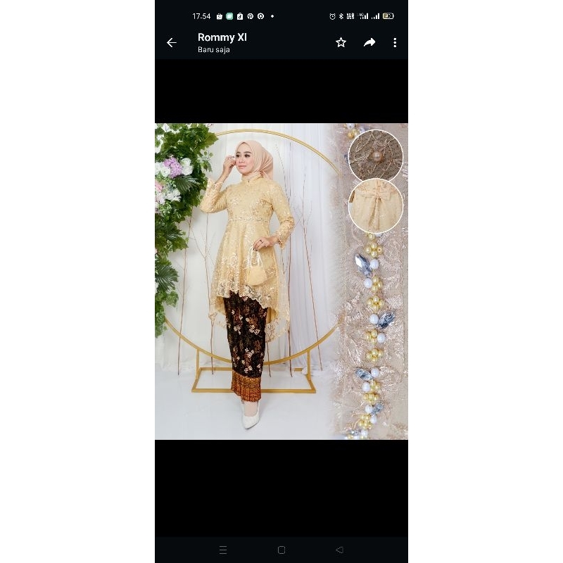 BA KEBAYA MODERN KEBAYA LESTY KEJORA SETELAN KEBAYA LESTY PAYET KEBAYA LAMARAN KEBAYA PESTA KEBAYA WISUDA