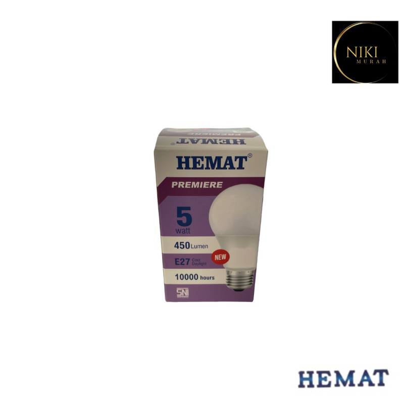 LED HEMAT Premiere 5 Watt New - Putih