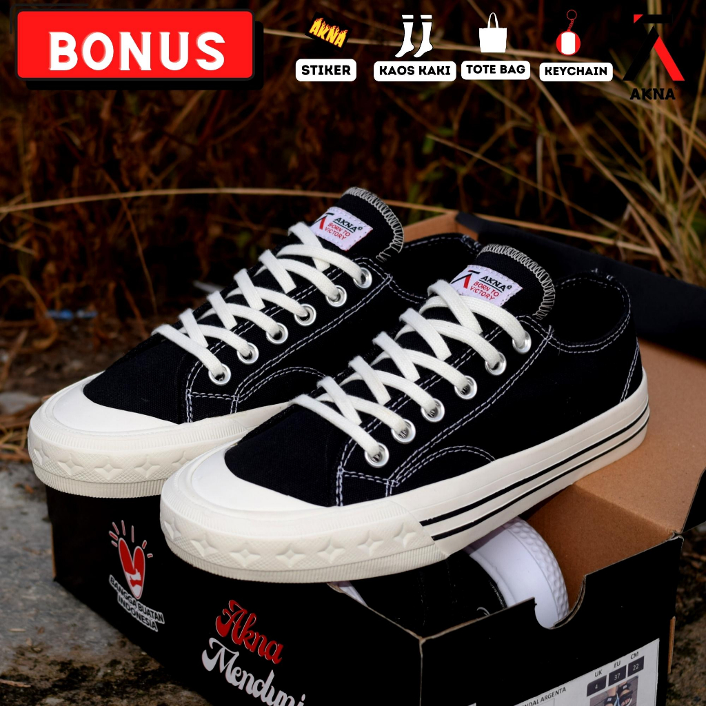 Sepatu Akna 97s low black