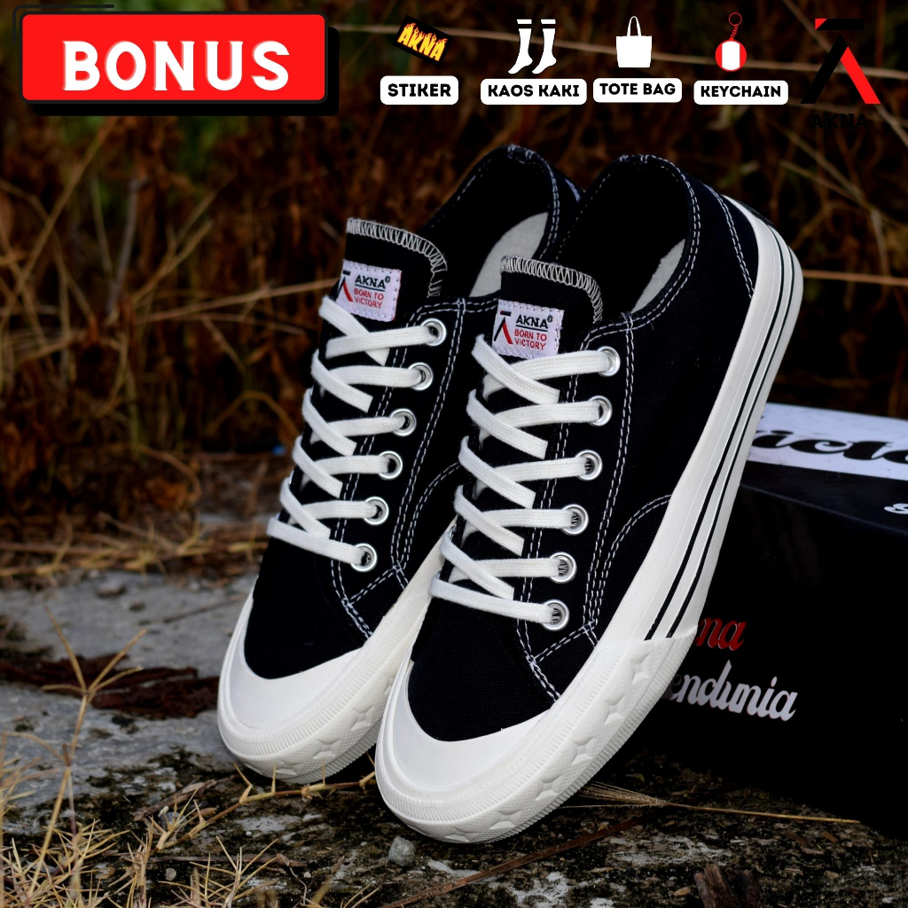 Sepatu Akna 97s low black