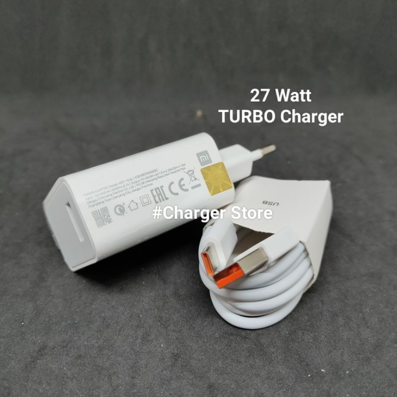 100% Turbo 27W Charger Xiaomi Type C Redmi Mi9 Mi Note 10 K20 X20 Pro K30 Note 9