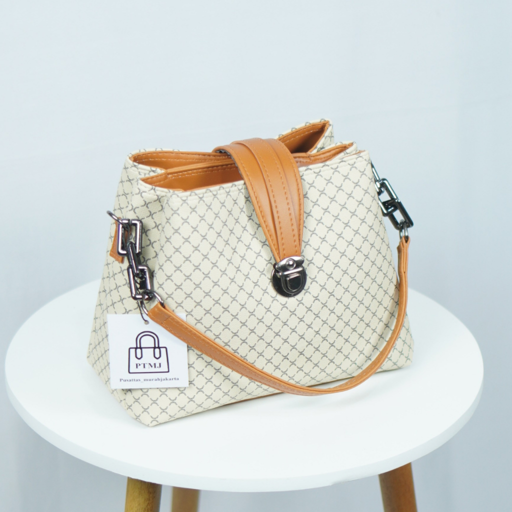 Sinta bag tas wanita 3 ruang terbaru kulit motif import