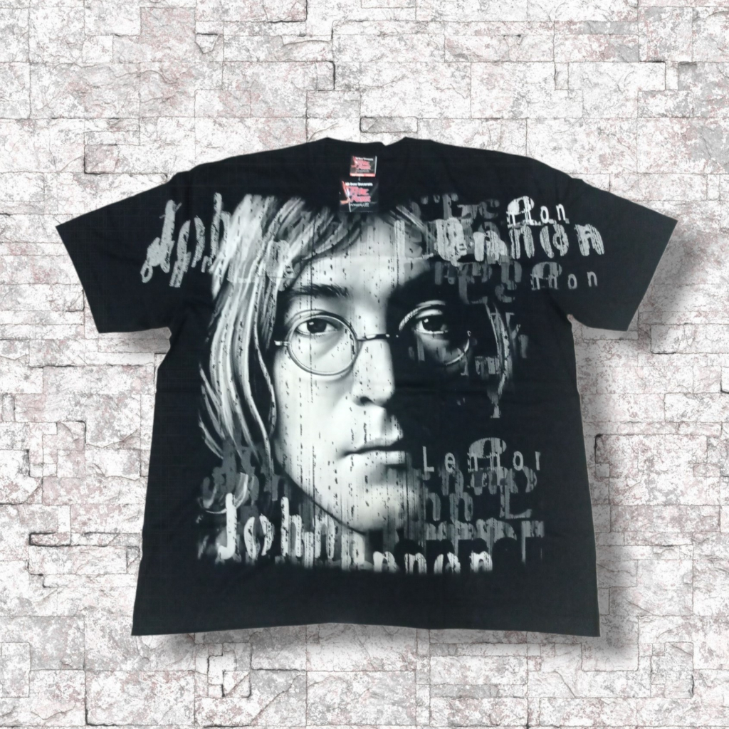 KAOS BAND BOOTLEG FANMADE BARU THE ROXX THE MAXX DISCHARGE ALL OVER PRINT AOP  JOHN LENNON