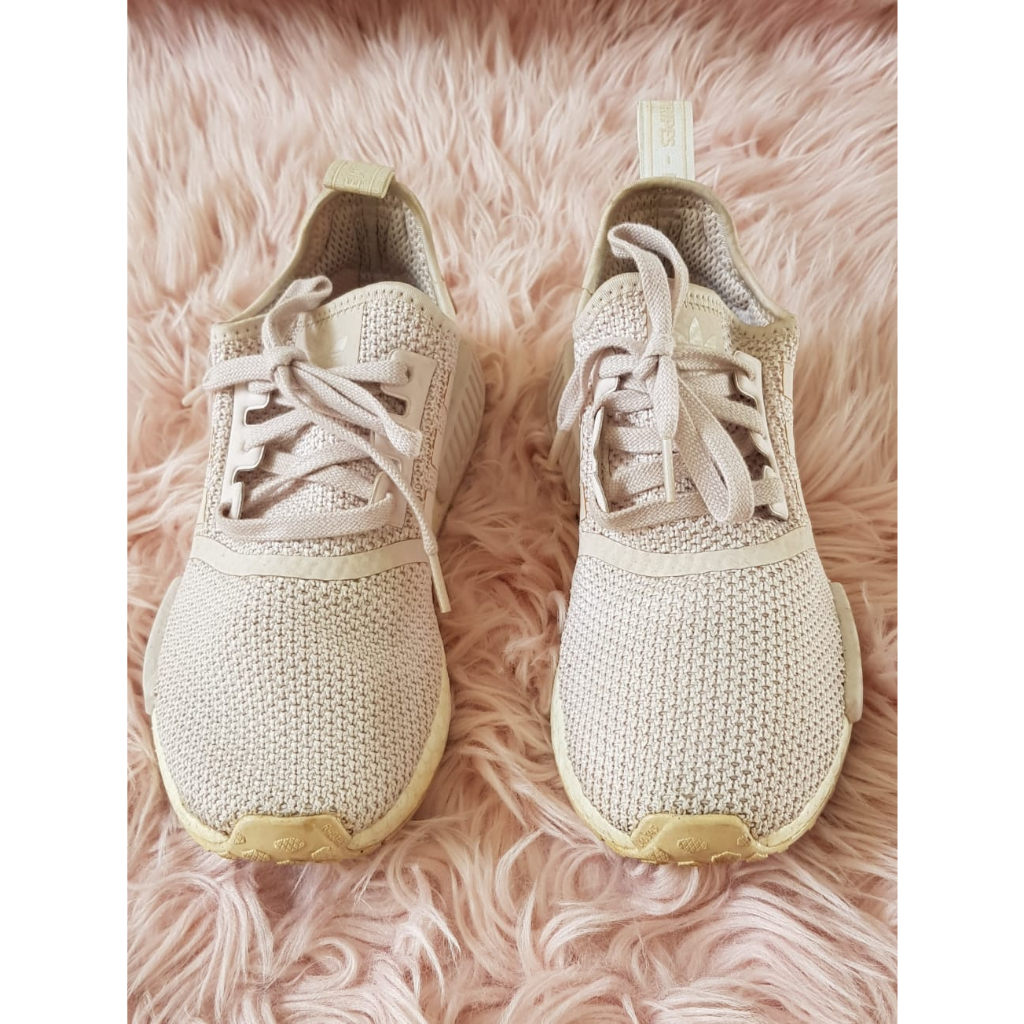Sepatu Adidas Second NMD R1 all white