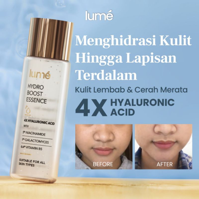 LUME Basic Repair Barrier Set | Lume paket Skincare isi 3 : Sabun Muka Lume, Essence Lume &amp; Pelembab Lume