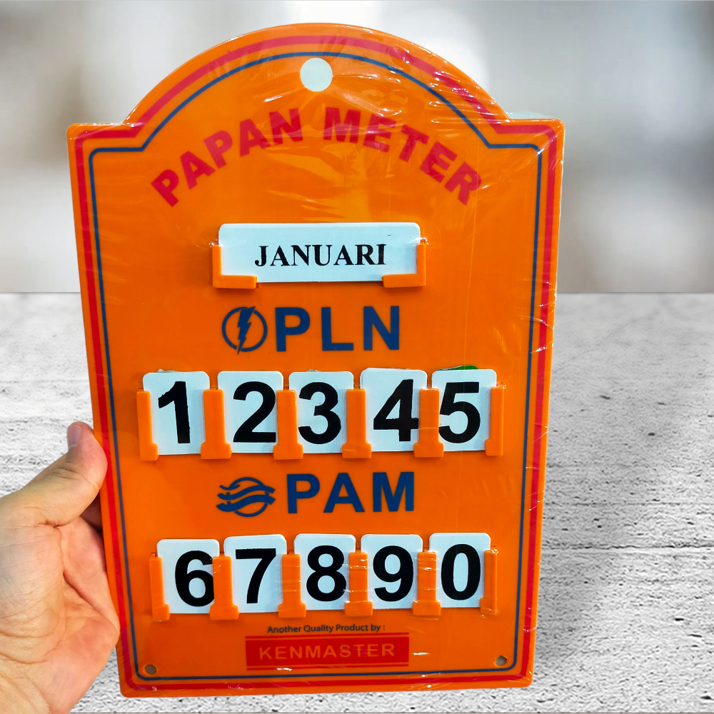 Papan Meteran PLN PAM Listrik Air meter Kenmaster