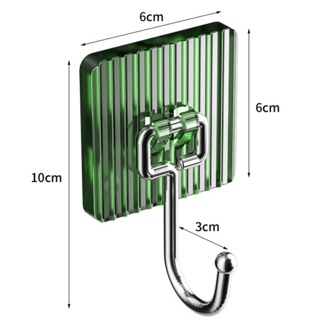 Akrilik Gantungan Dinding Kapstok Hook Hanger Gantungan Baju Kamar Mandi Tebal Kuat Awet Aluminum Tahan Karat Dapur Ruang tamu kunci Belajar