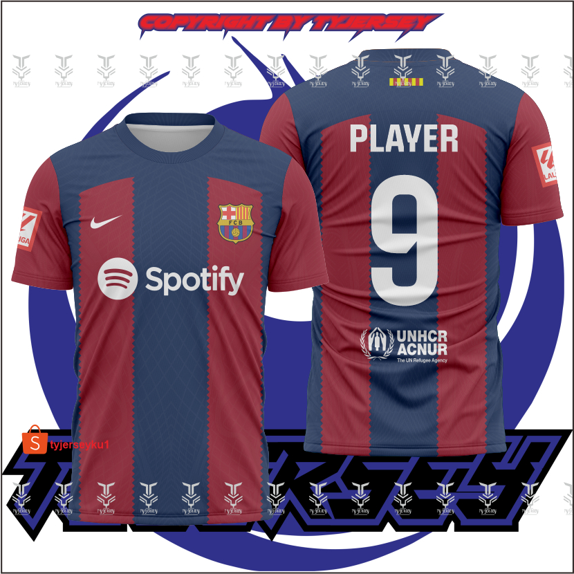 JERSEY BARCELONA HOME 2024 FULL PRINTING