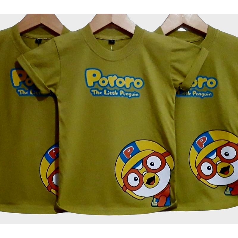 BAJU KAOS ANAK PORORO NINETEEN STAR