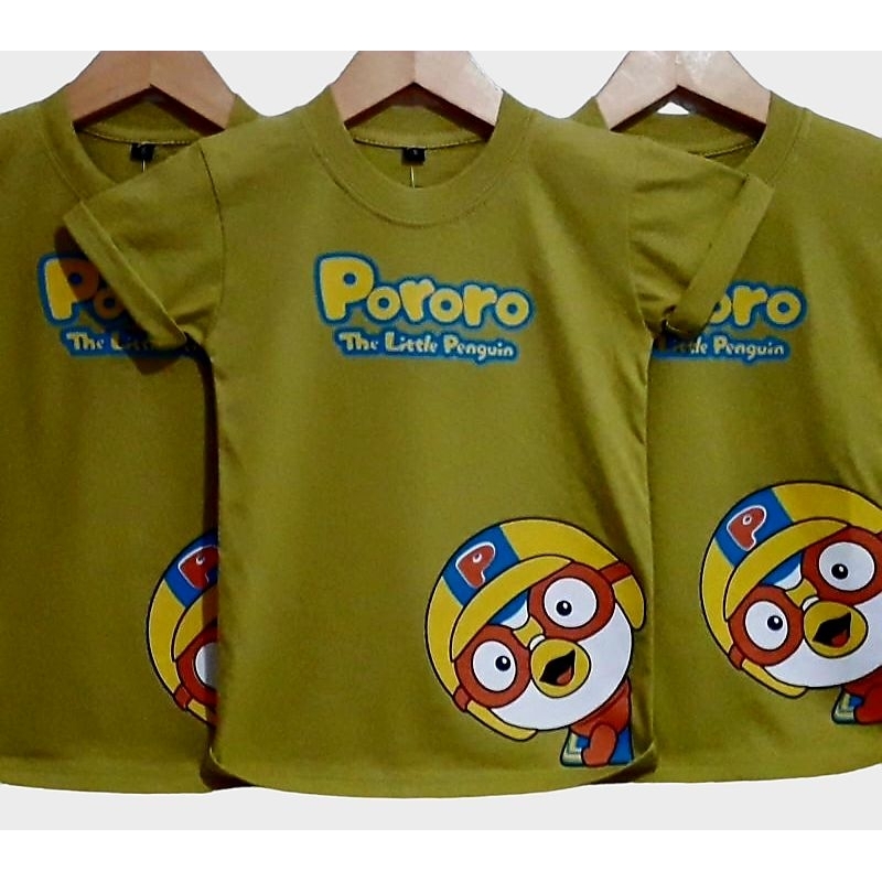 BAJU KAOS ANAK PORORO NINETEEN STAR