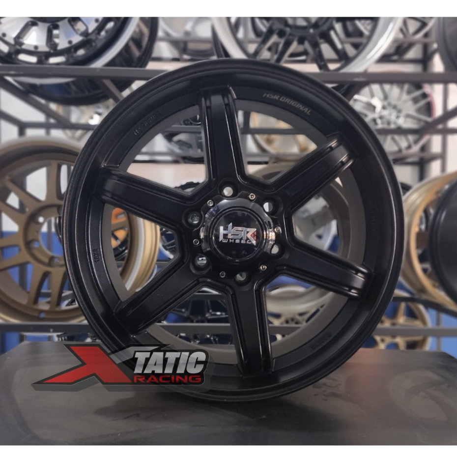 Velg Mobil Pajero Fortuner Triton R18 HSR MINAS Ring 18 Model Palang Hitam