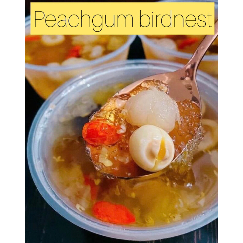 

Peachgum Birdnest dessert