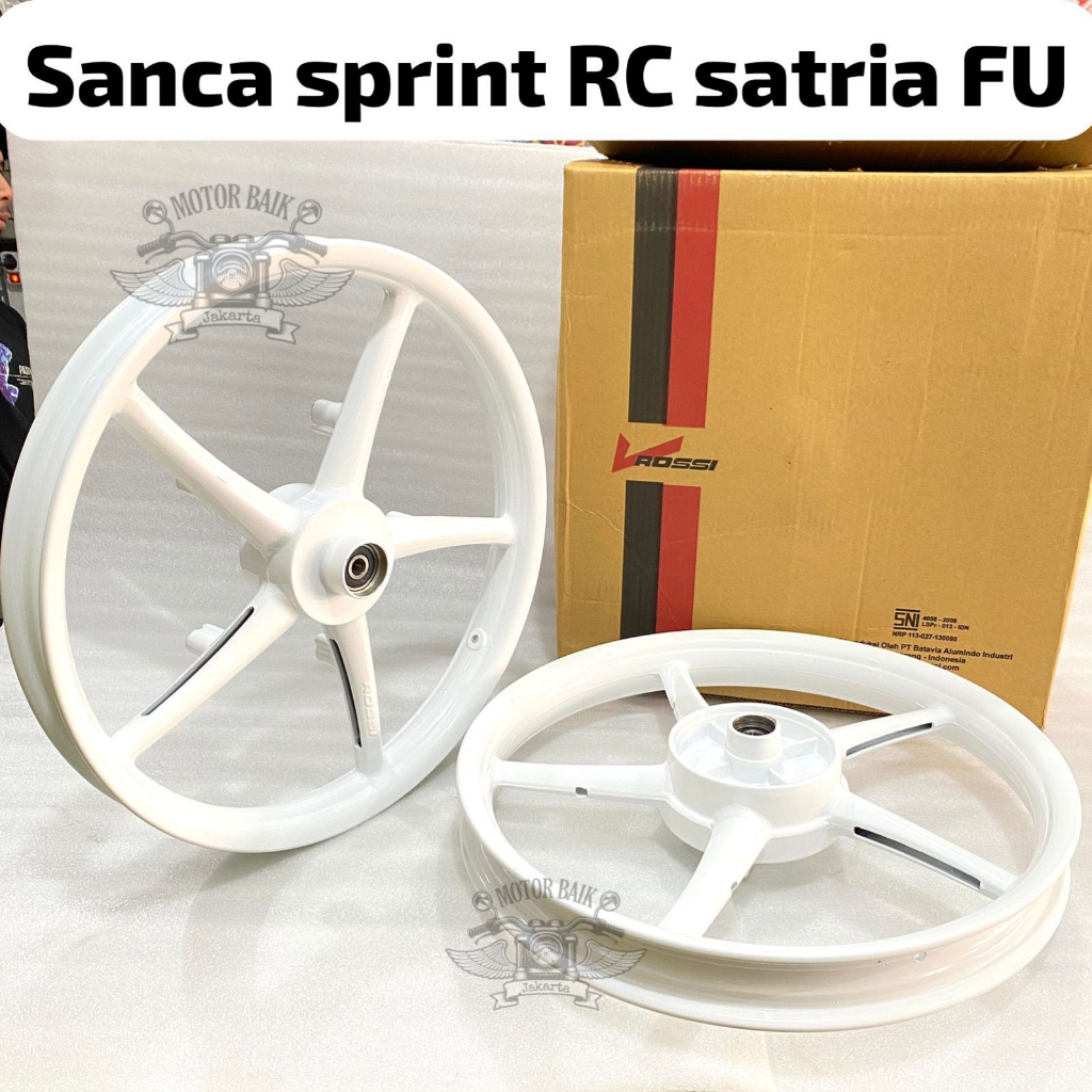velg pelek velek v rossi vrossi rossi sanca rc satria fu ring 17 1set depan belakang