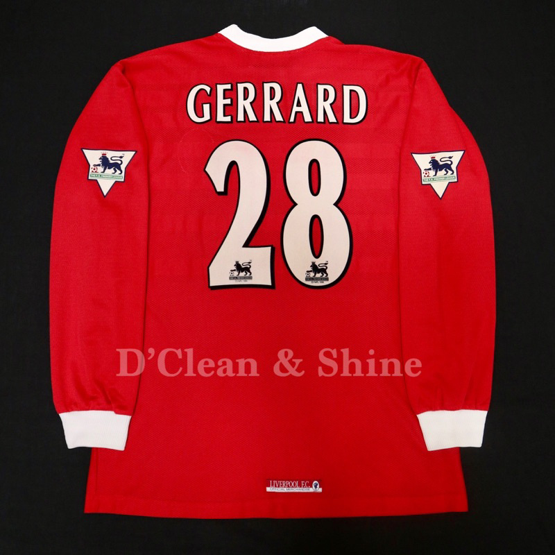 Jersey Original Liverpool Home 1998/2000 Gerrard 28 Reebok LFC