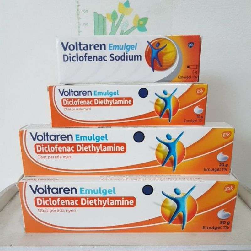 VOLTAREN EMULGEL 5 GRAM 10 GRAM 20 GRAM 50 GRAM VOLTAREN GEL