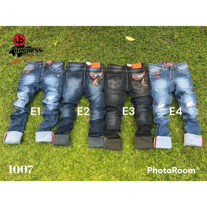 celana panjang jeans sobek lutut premium UPGRESS