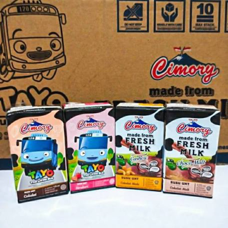 

ECERAN / SATUAN Susu UHT Fresh Milk Cimory kemasan tayo 125 ml | susu anak sekolah | bingkisan ulang tahun | snack ultah | susu anak tayo | susu strawbery coklat cashew | cimory | susu sapi segar