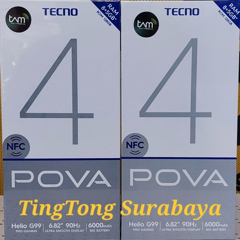Tecno Pova 4 8/128 Garansi Resmi