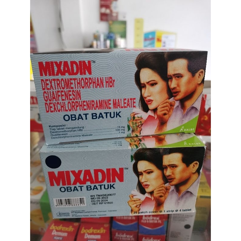 Mixadin tablet 4 TABLET  obat batuk