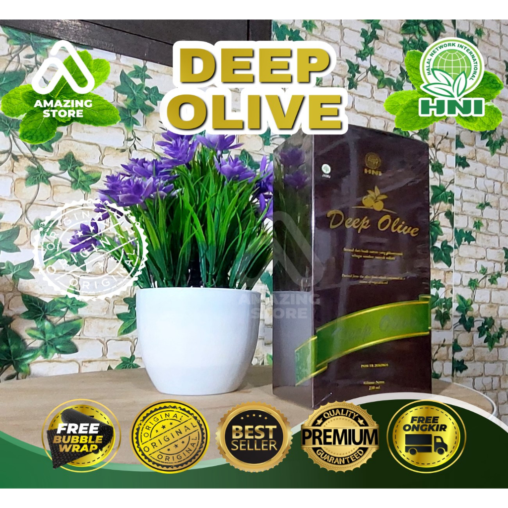 

Minyak Zaitun Deep Olive | DEEP OLIVE OIL HNI HPAI |250ML