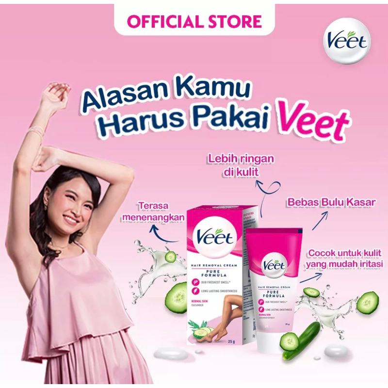 Veet Hair Remover Cream Perontok Bulu Penghilang Bulu