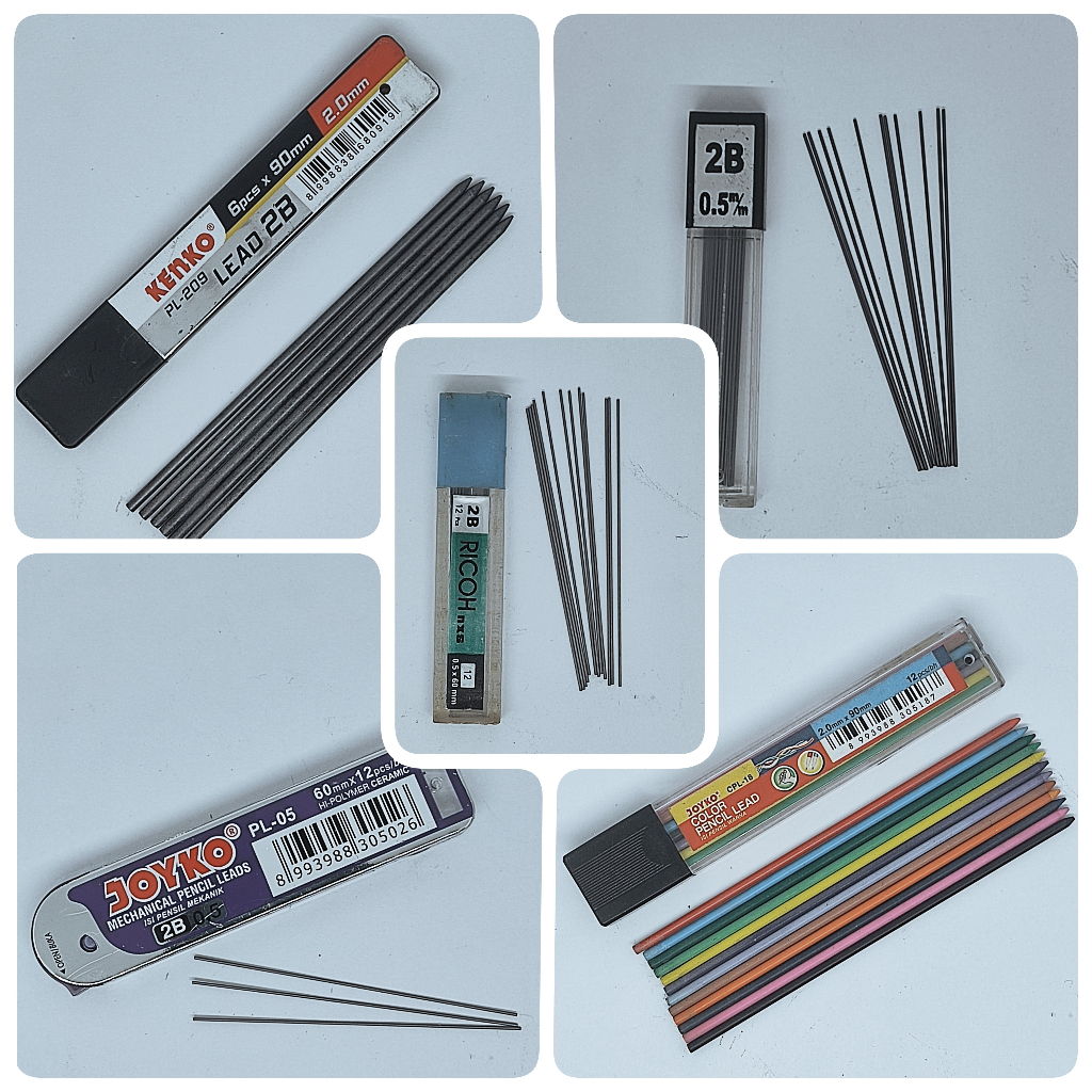 

EX SISA GUDANG Isi Pensil Pencil Lead color isi pensil warna isi pensil 2B PL - 209 refill pensil mekanik