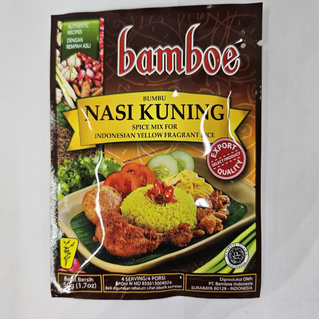 Bamboe Bumbu Instan Nasi Kuning 50 gram