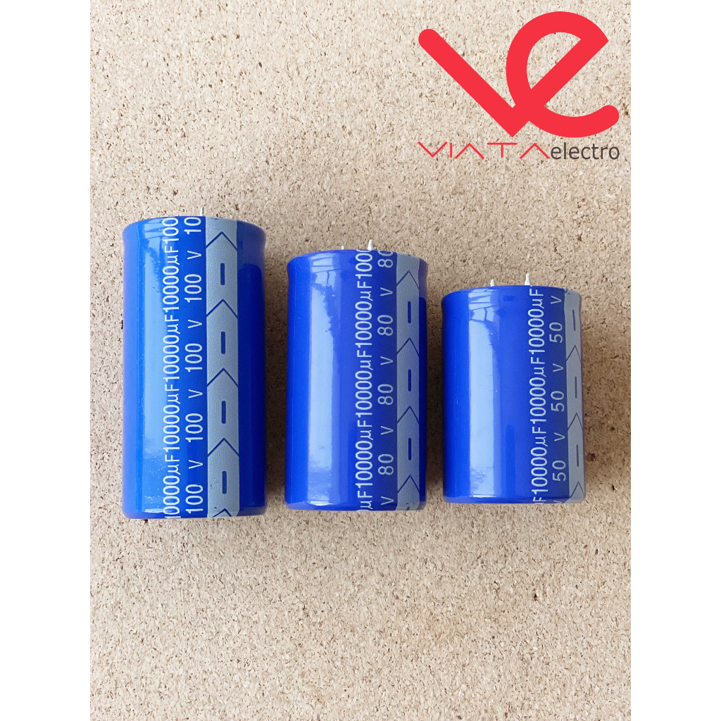 KAPASITOR ELCO 10000UF 80V NICHICON ORIGINAL CAPACITOR ELKO KAPASITOR 10.000UF 80 V NCH