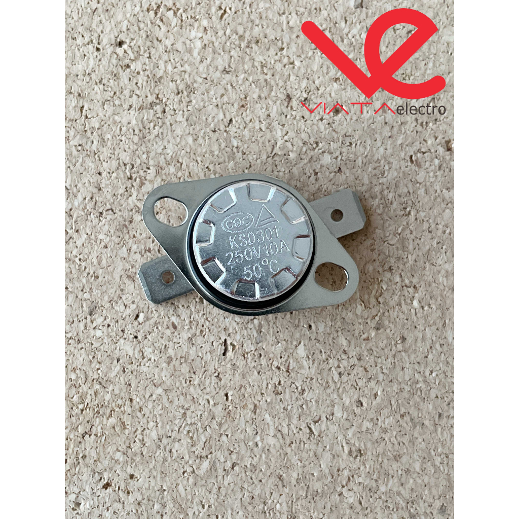 ANEKA THERMOSTAT BIMETAL 10A PENGATUR SUHU RICE COOKER MAGIC COM DISPENSER 50C 55C 60C 65C 70C 75C 85C 95C 100C 105C 125C 130C 150C 160C 165C 180C 185C 250C