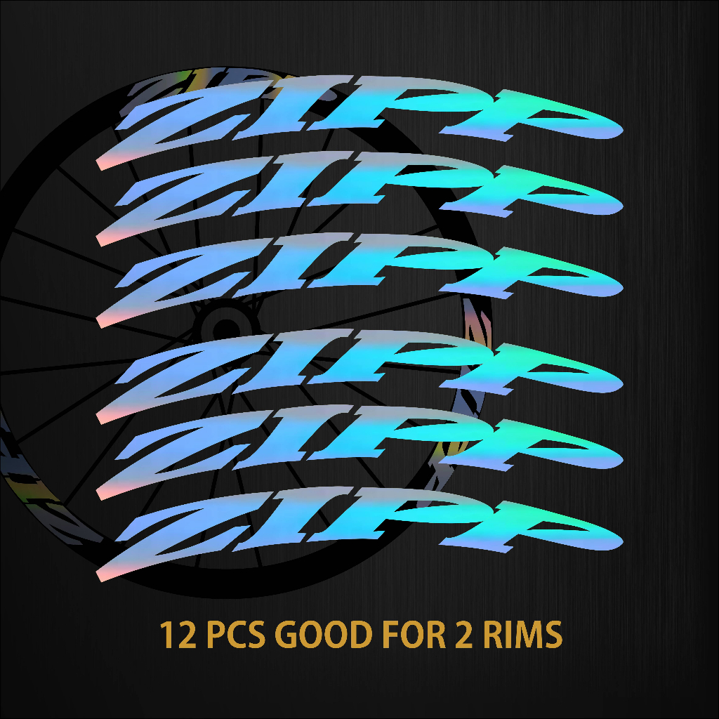 Sticker Cutting Decal Rims Velg Zipp Stiker Sepeda Rims 20" 26-27,5"  700cc