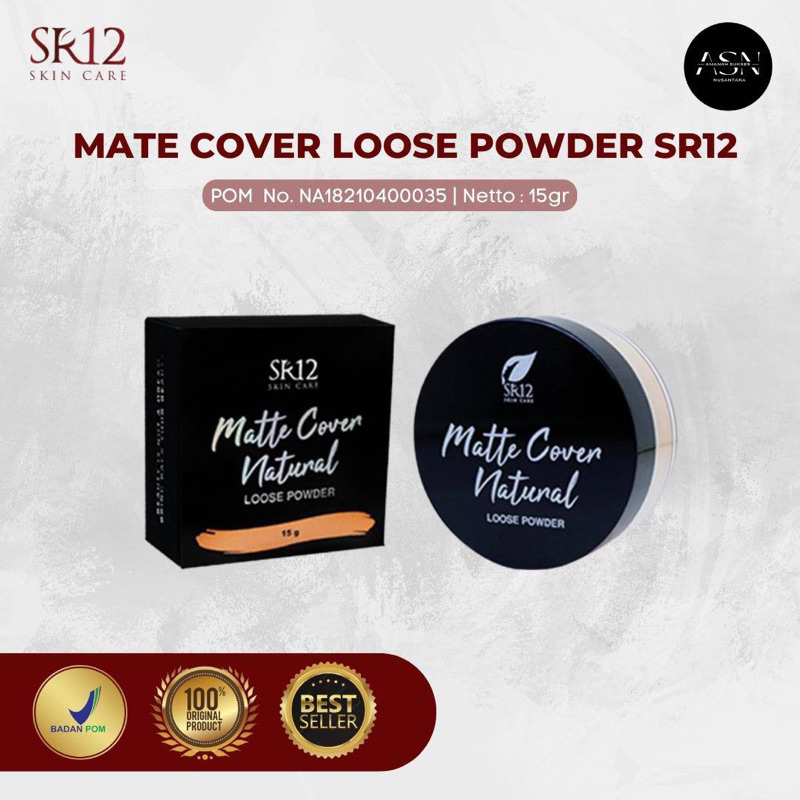 LOOSE POWDER SR12 DEBS BJM / BEDAK TABUR RINGAN / ANTI CRACK & WATERPROOF