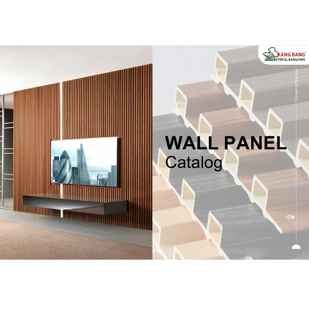 Wall Panel WPC/Wall Panel Motif Kayu/Wall Panel Kayu Murah Terbaru Tebal 20mm