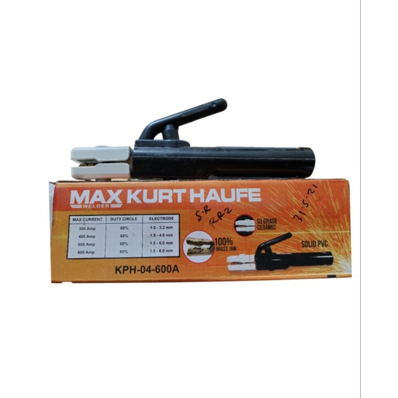 Tang Las Kurt Haufe 600A Original Germany - Stang Las Listrik Electrode Holder Heavy Duty