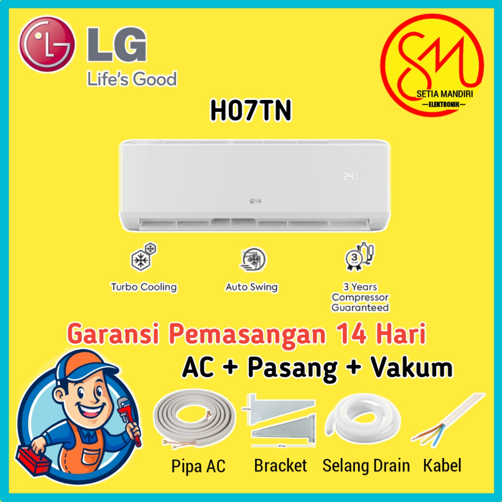 AC LG 3/4 PK HERCULES H07TN NEW HEMAT ENERGI