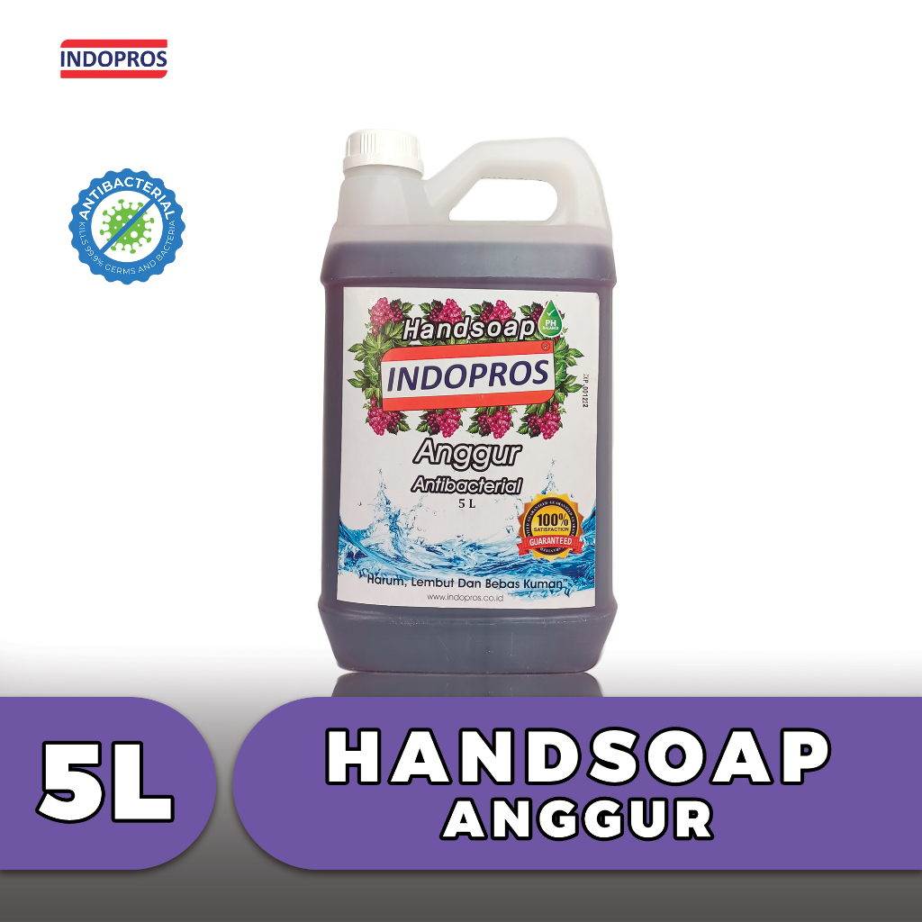 [INDOPROS] I-HANDSOAP - Sabun Cuci Tangan Anti Virus &amp; Anti Bakteri INDOPROS - 5 LITER