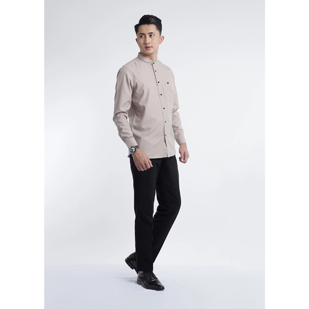 Koko modern basic Kamil by fadkhera kemeja koko basic lengan panjang