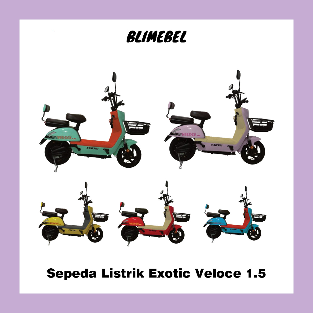 Sepeda Listrik Exotic Veloce 1.5 / E Bike Exotic Veloce 1.5