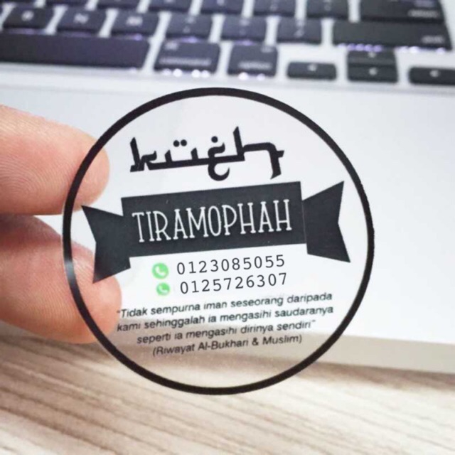 

Stiker Bening Transparan