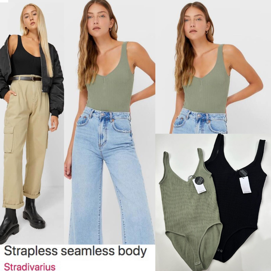 Stradi** seamless bodysuit  shirt