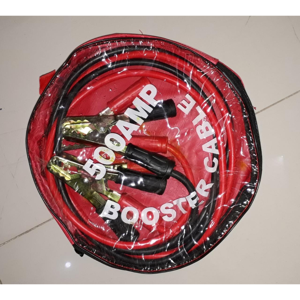 KABEL JUMPER 500A Jepit Kabel Jumper Aki Mobil 500 AMP Warna Merah kabel Jumper 500A Booster Cable Dc Kable