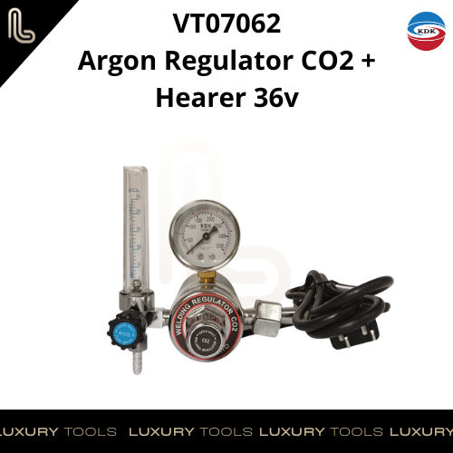 Regulator Las Listrik Argon CO2 + Hearer 36v KDK / Regulator Las TIG MIG Universal