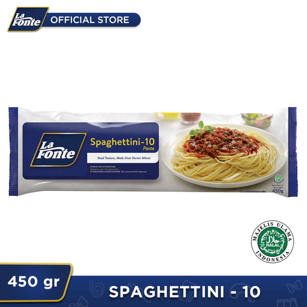 

Lafonte Spaghetti 10 pasta 450 g (BESAR) / Lafonte